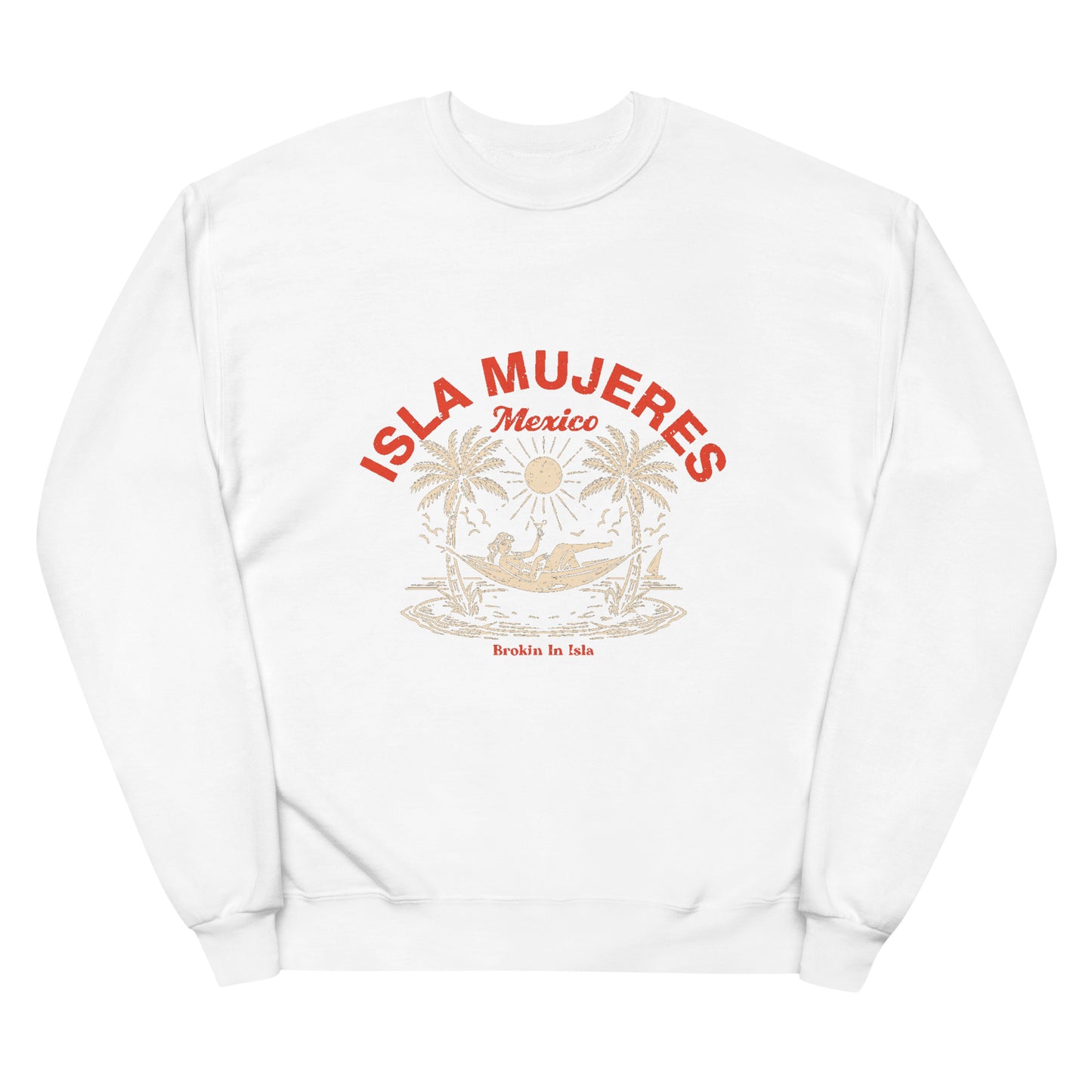 ISLA HOMBRE CHICA fleece sweatshirt